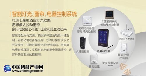 智能燈光、窗簾、電器控制系統(tǒng)