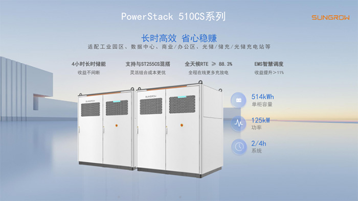 陽(yáng)光電源工商業(yè)儲(chǔ)能新品PowerStack 510CS打開(kāi)盈利新空間